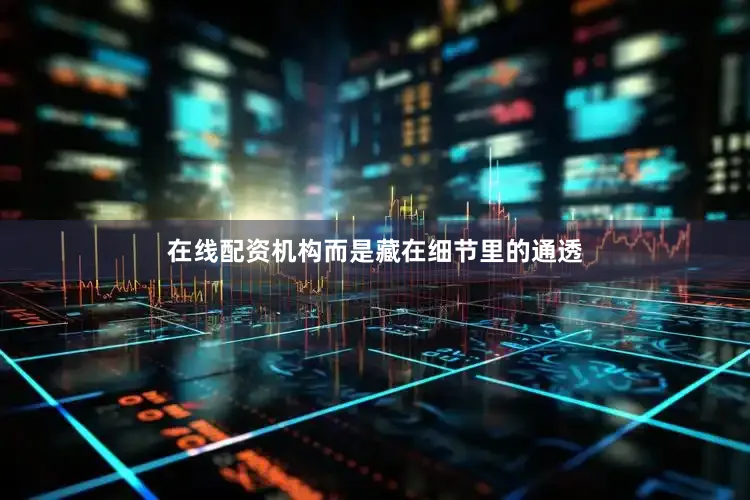 在线配资机构而是藏在细节里的通透